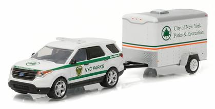 Ford Explorer 2015 with NYC Small Cargo Trailer "Hitch and Tow series 7"