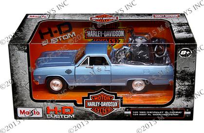 HARLEY-DAVIDSON CUSTOM - 1965 CHEVROLET EL CAMINO &amp; 2007 XL 1200N NIGHTSTER