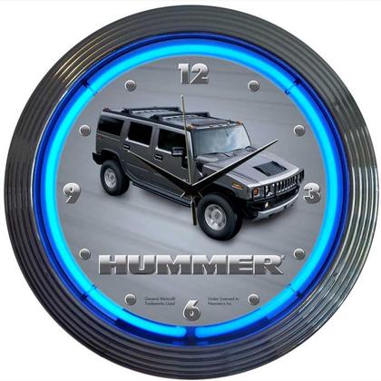 Hummer Neon Clock