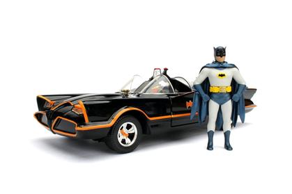 Batman Batmobile 1966 Avec Figurine Batman &amp; Robin