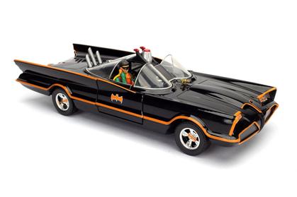 Batman Batmobile 1966 Avec Figurine Batman &amp; Robin