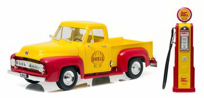 FORD F-100 1953 "SHELL OIL" Avec Pompe à Gaz
