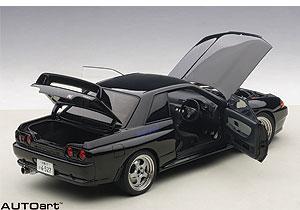 ミニカー Skyline GT-R (R32) Initial D AUTOart JDM ☆CUSTOM☆ AUTOart 1/18 Nissan Skyline GTR R32 V-SPEC II MATT