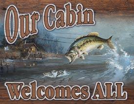 our cabin welcomes all