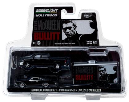 "Steve McQueen Bullitt" 2016 Ram 2500 with 1968 Dodge Charger R/T and Enclosed Car Hauler