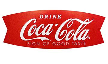Enseigne en bois Coca-Cola
