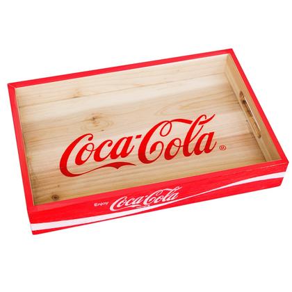 Plateau en bois Coca-Cola (Support mural)