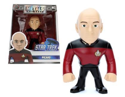 Figurine de métal &quot;Captain Picard&quot; 4&quot; Star Trek