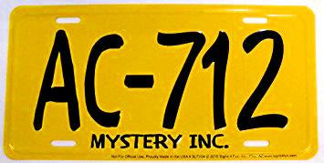 AC-712 Scooby Doo License Plate