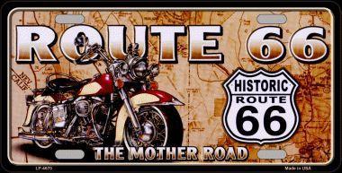 ROUTE 66 - WITH ANTIQUE MOTORCYCLE