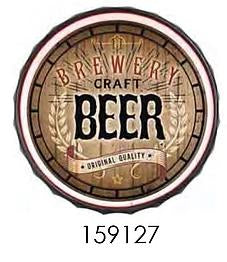 CRAFT BEER   ** 12"  SIGN WITH NEON LED ROPE
