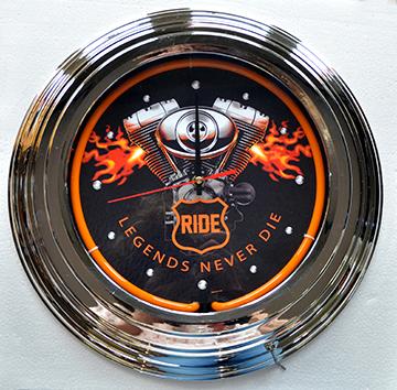 Item 14010  Horloge néon &