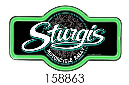 STURGIS ** 17"  SIGN WITH NEON LED ROPE