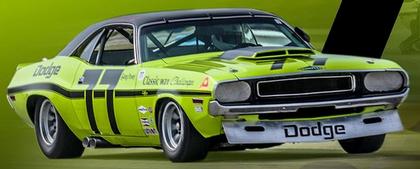 Dodge Challenger T/A 1970 "tribute to Sam Posey 