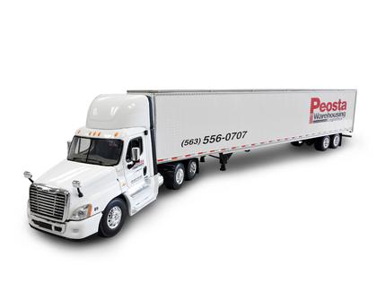  Freightliner Cascadia Evolution Day Cab Truck with 53&