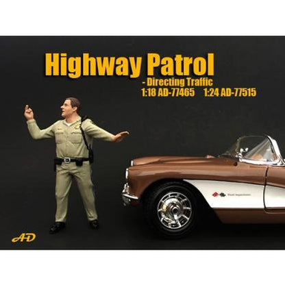 Figurine Police - Highway Patrol - Fait circulation