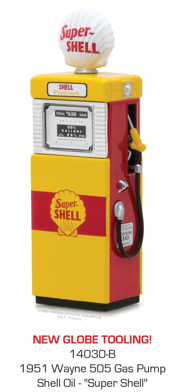 1951 Wayne 505 Gas Pump &quot;Super Shell&quot; Pompe à Essence