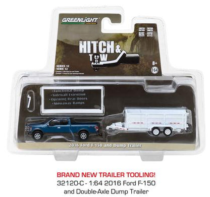 2016 Ford F-150 and Double-Axle Dump Trailer "Hitch and Tow Series 12"