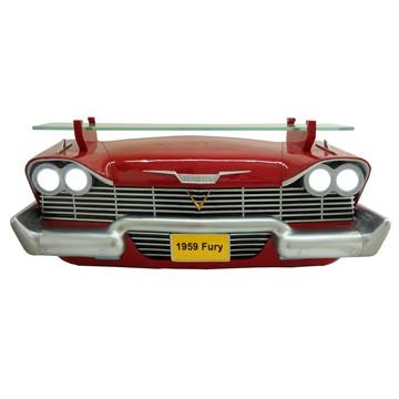 3-D wall shelf with LED light "Plymouth Fury 1959"