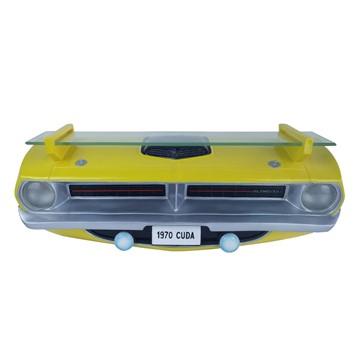 3-D wall shelf with LED light &quot;Dodge Cuda 1970&quot;