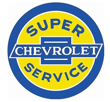 Enseigne "bouton" Chevrolet 15"