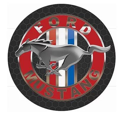 Enseigne "bouton" Ford Mustang 15"