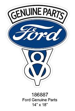 Enseigne Embossé "Ford"