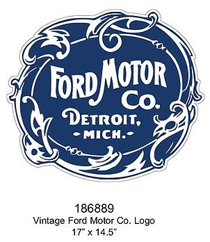 Embossed Sign "Ford"