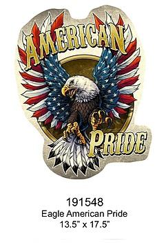 Embossed Sign "American Pride"