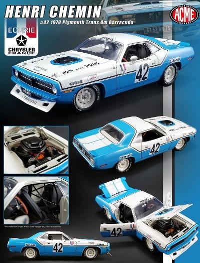 Plymouth Cuda 1970 "Henri Chemin" 