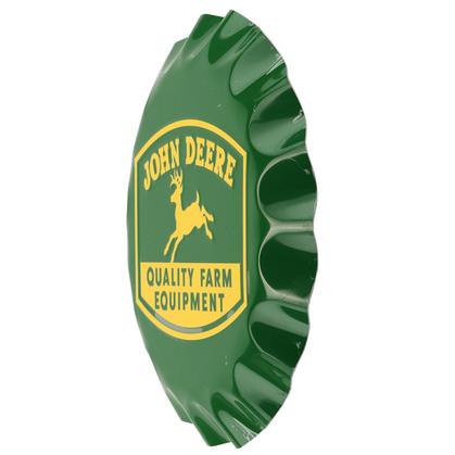 Enseigne John Deere "Bottle Cap" (14"x14")