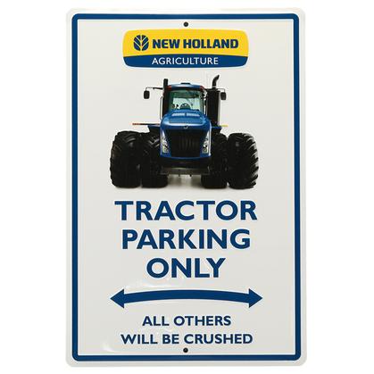 NEW HOLLAND PARKING TIN SIGN (12"x18")