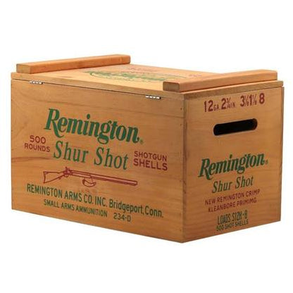 Boite REMINGTON SHUR SHOT WOOD AMMO BOX (10&quot;x10&quot;x16&quot;)
