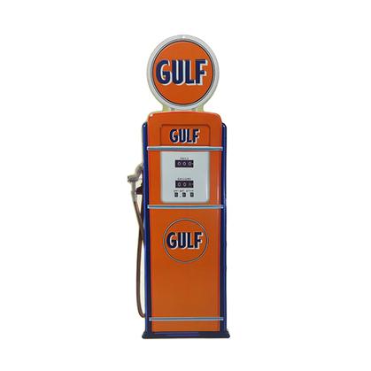 GULF EMBOSSED TIN SIGN (11&quot;x32&quot;)