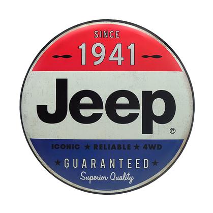 Enseigne Bouton Jeep 24"