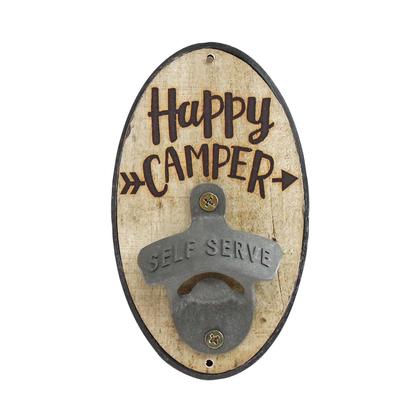 Ouvre bouteille "Happy Camper" (3.5"x6")