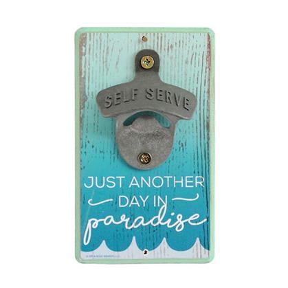DAY IN PARADISE BOTTLE OPENER (3.5&quot;x6&quot;)