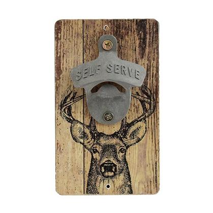 Ouvre bouteille DEER THEME MOUNTED (3.5"x6")