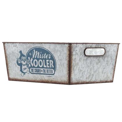 MISTER KOOLER GALVANIZED TIN CRATE