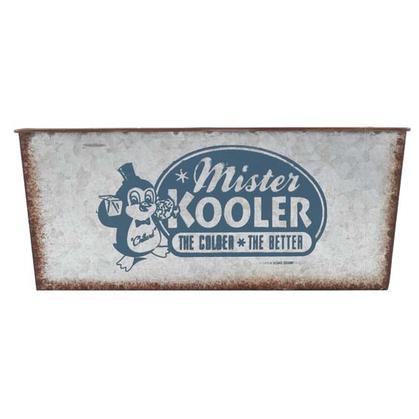 MISTER KOOLER GALVANIZED TIN CRATE