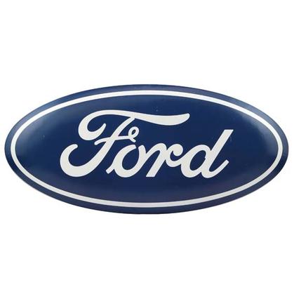 FORD OVAL TIN BUTTON 30"x13.6"