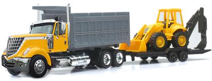 International Lonestar Dump Truck with Wheel Loader