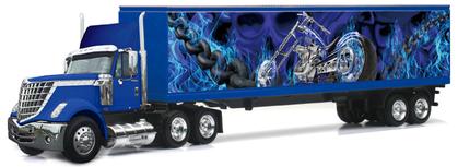 International Lonestar and Trailer with Chopper Graphics