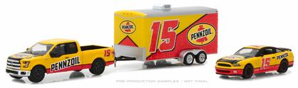 2017 RAM 2500 &amp; 2017 Dodge Charger Hellcat &amp; Enclosed Car Hauler "Michelin Tires" "Racing Hitch and Tow - Series 1"2015 Ford F-150 &amp; 2012 Shelby GT500 &amp; Enclosed Car Hauler "Pennzoil" "Racing Hitch and Tow - Series 1"