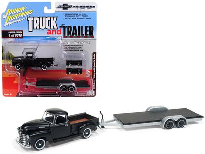 Johnny Lightning Truck &amp; Trailer - 1950 Chevrolet Pickup &amp; Trailer