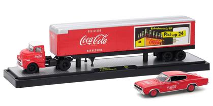 1:64 1957 Dodge COE &amp; 1966 Dodge Charger "Coca-Cola"