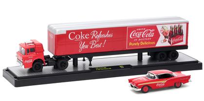 1:64 1957 Ford C-600 and 1957 Ford Fairlane 500 "Coca-Cola"