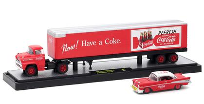 1:64 1958 Chevrolet Spartan LCF and 1957 Chevrolet Bel Air "Coca-Cola"