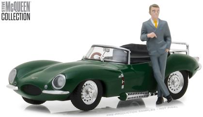 Jaguar XKSS 1956 with Steve McQueen Figure