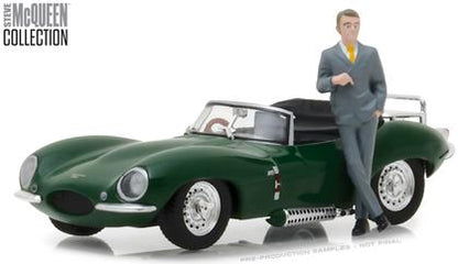 Jaguar XKSS 1956 with Steve McQueen Figure
